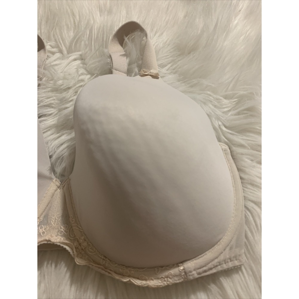 olga full coverage t shirt bra beige 38DD style 35178 - Picture 2 of 10